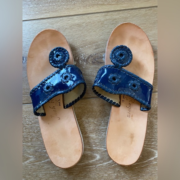 Jack Rogers Shoes - Jack Rogers Sandals Navy Size 7